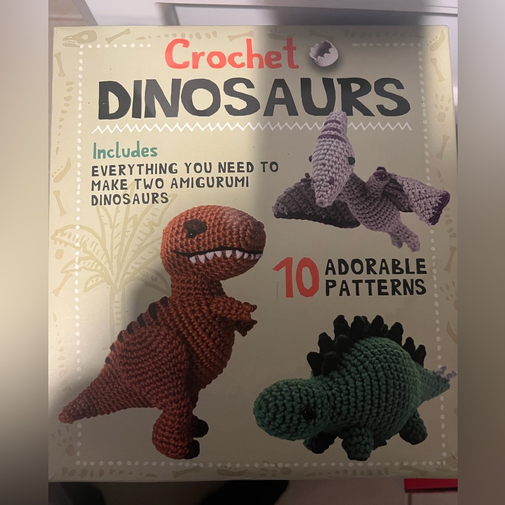 Crochet dinosaur